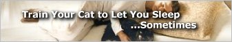 With some preparation and adroit accommodation of kitty's nocturnal needs, you can enjoy this blissful sleep With some preparation and adroit accommodation of kitty's nocturnal needs, you can enjoy this blissful sleep